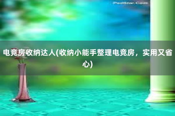 电竞房收纳达人(收纳小能手整理电竞房，实用又省心)